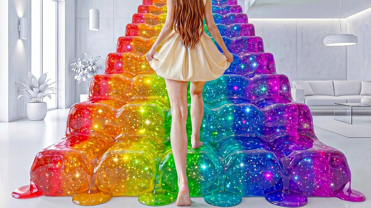 Which Crazy Staircase?! 😱✨ Surreal AI Stairs | Ultimate Satisfying ASMR 2026