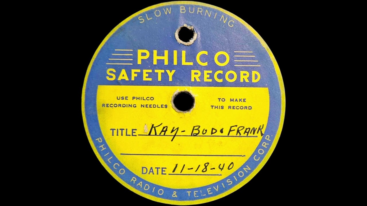 1940 Home Recording - 