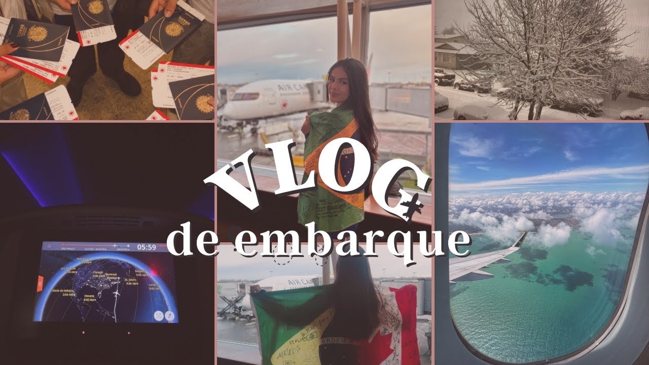 Vlog de embarque 🇨🇦 | Diário de Intercâmbio #5 