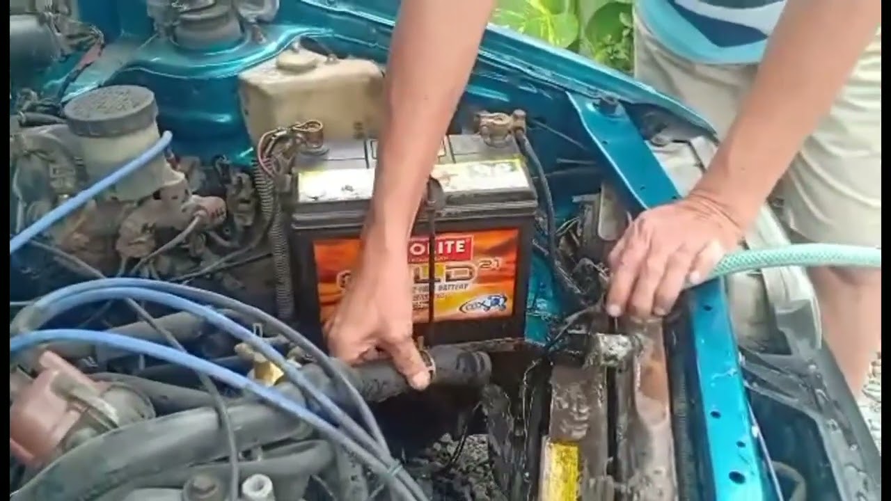 How to clean rust inside the engine