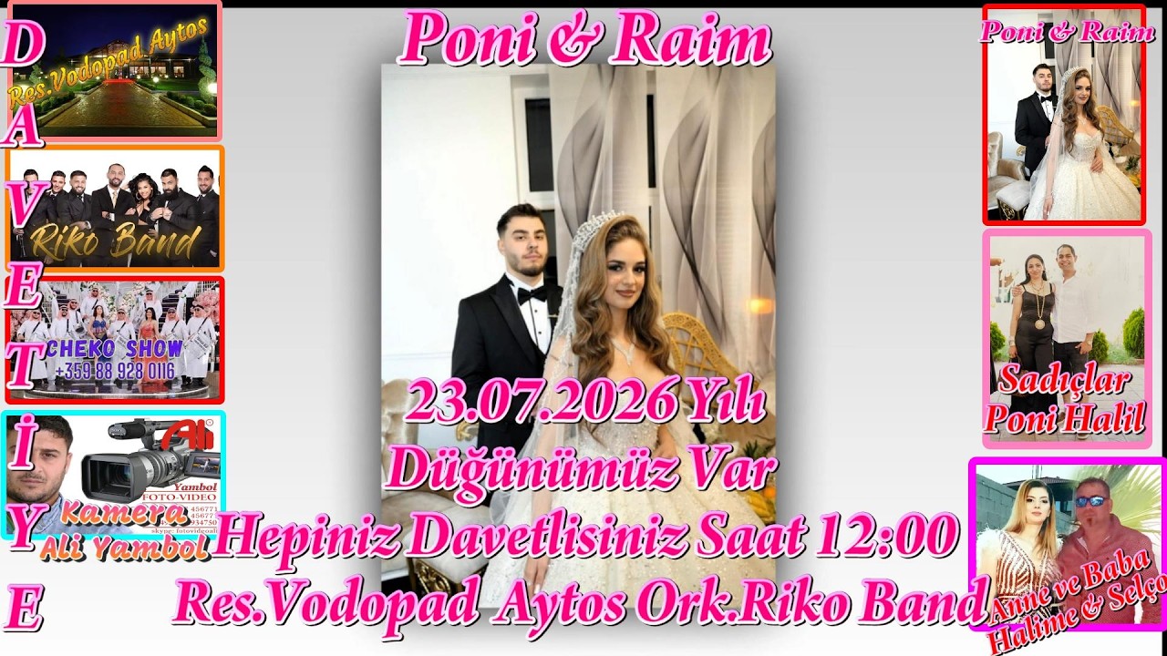 Davetiye Poni ve Raim 23 07 2026 Yili Aytos BG