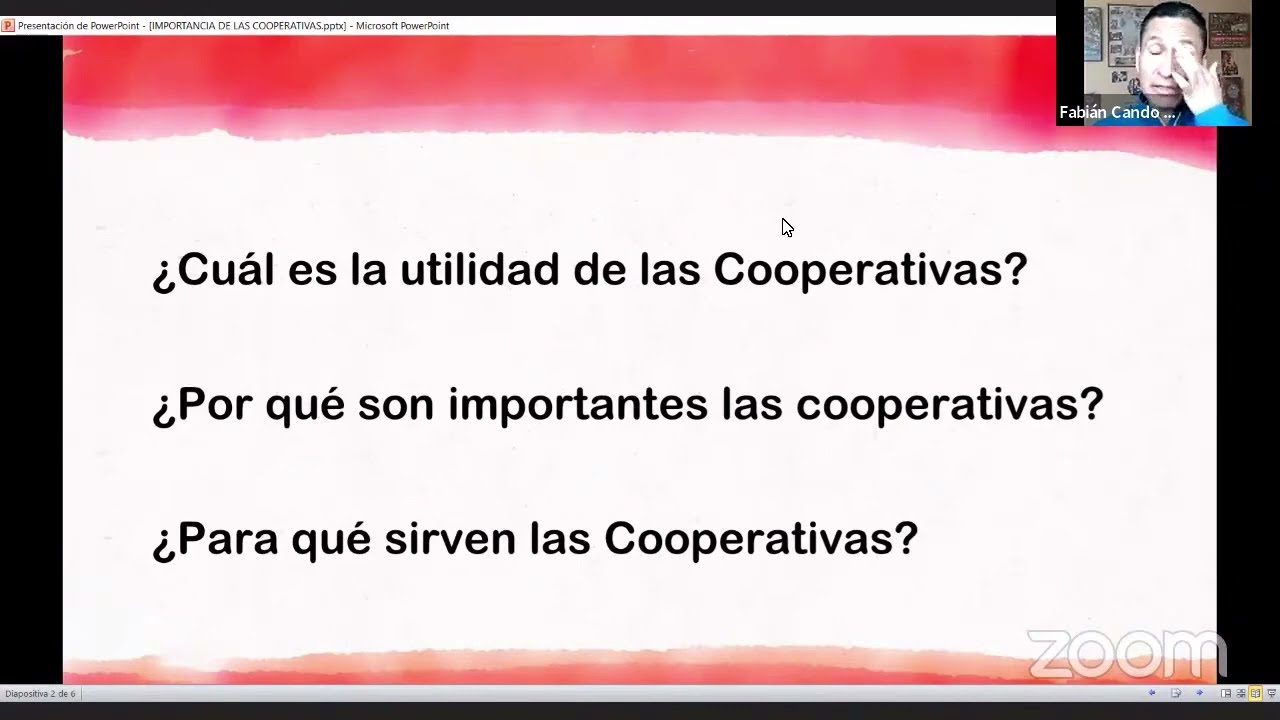 CHARLA ESPECIAL: IMPORTANCIA DE LAS COOPERATIVAS