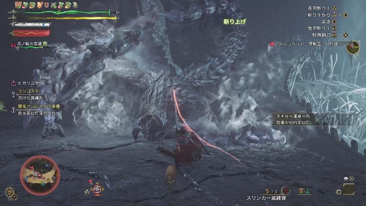 Monster Hunter Wilds_歴戦王アルシュベルド_ソロ太刀(慣れてきた感じ)
