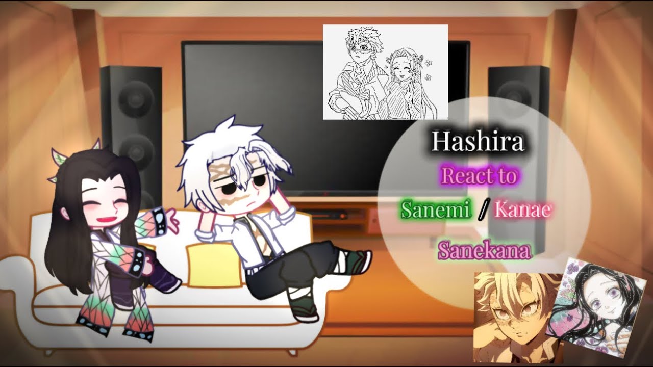 Hashira react to Sanemi and Kanae|| Ship Sane&Kana || Demon Slayer