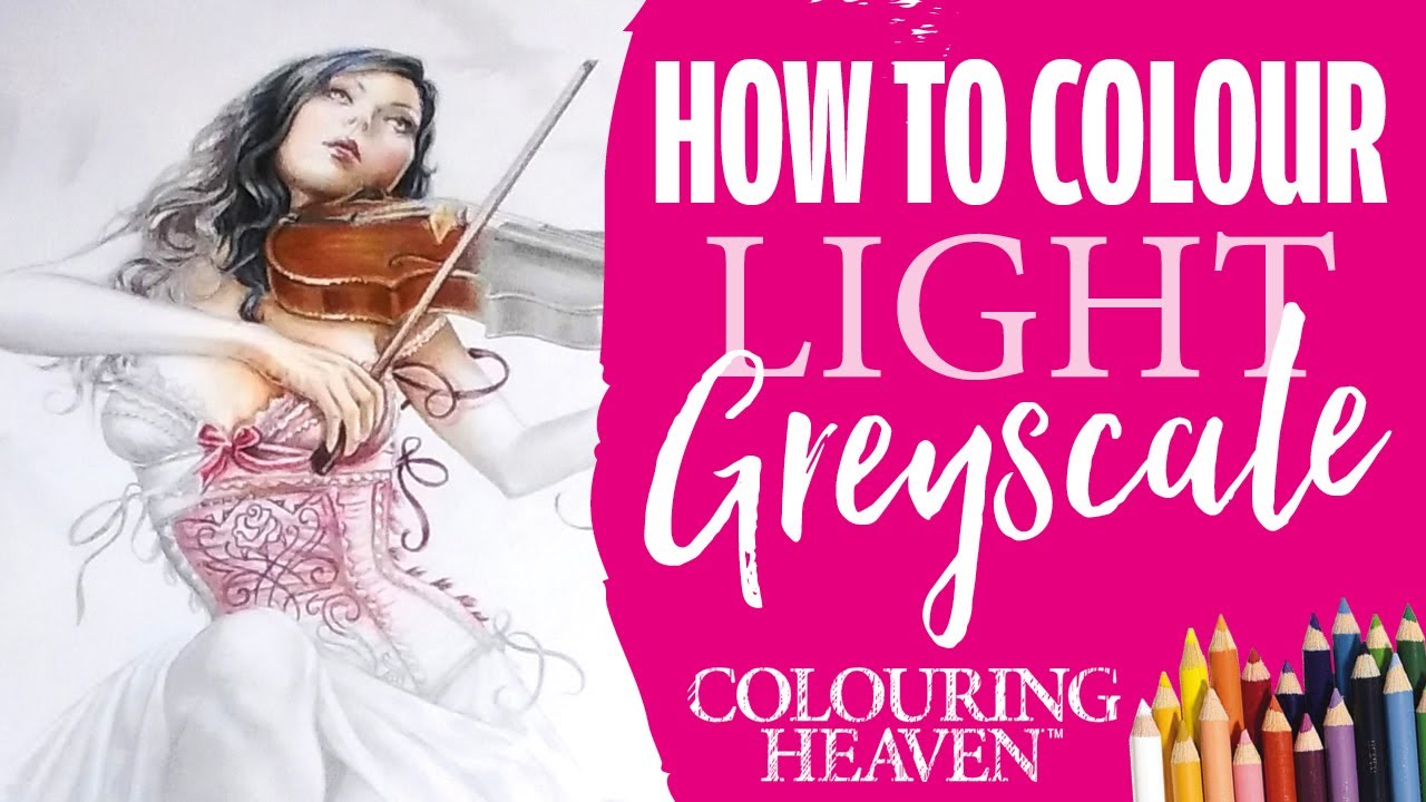 TIPS & TRICKS | How to Colour Full GREYSCALE | Gothic Beauties Colouring Tutorial
