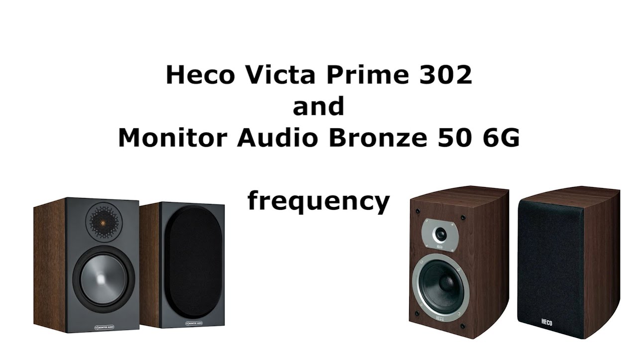 Сравнение акустики. Heco 302 - Monitor Audio Bronze 50 6G. Тест звучания. Частоты