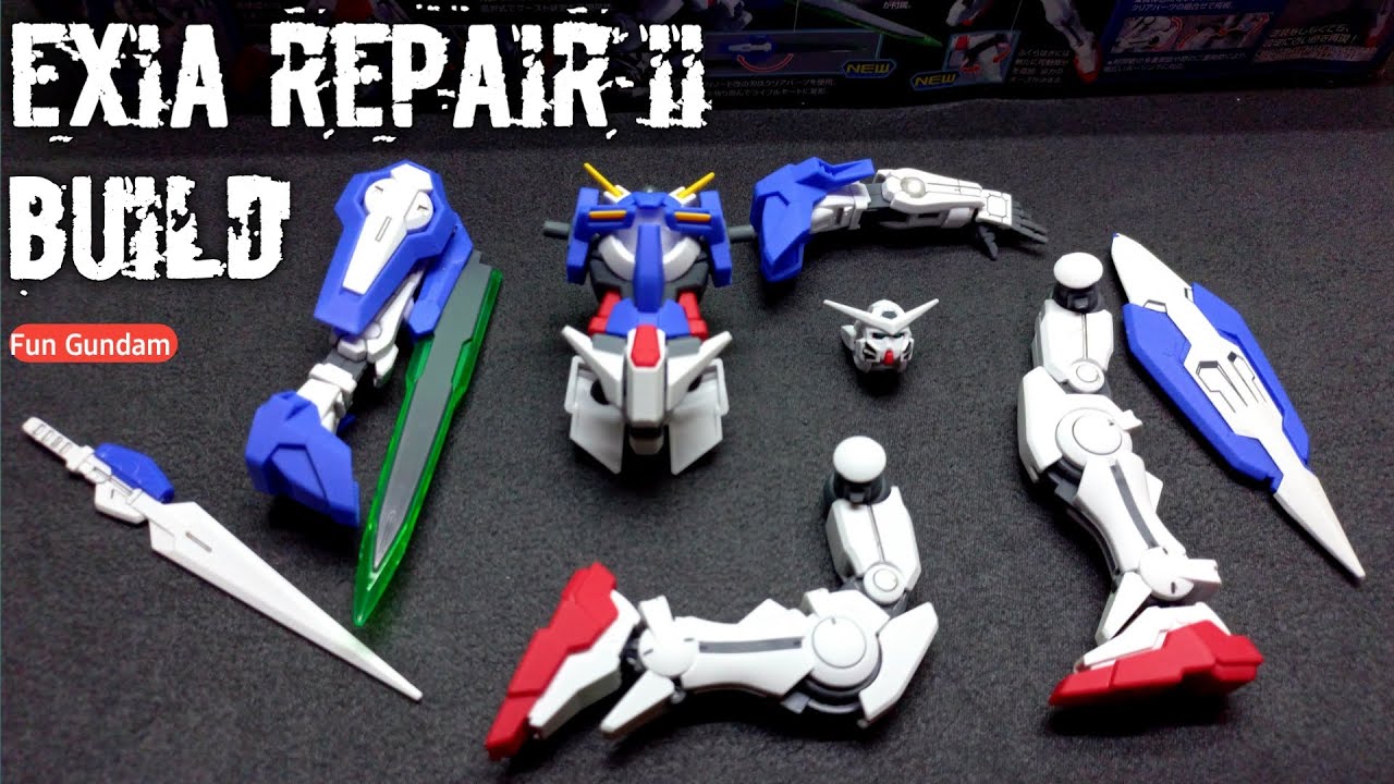 Gundam Exia Repair II speed Build | Hg Exia Repair | Fast Build | Unboxing Exia