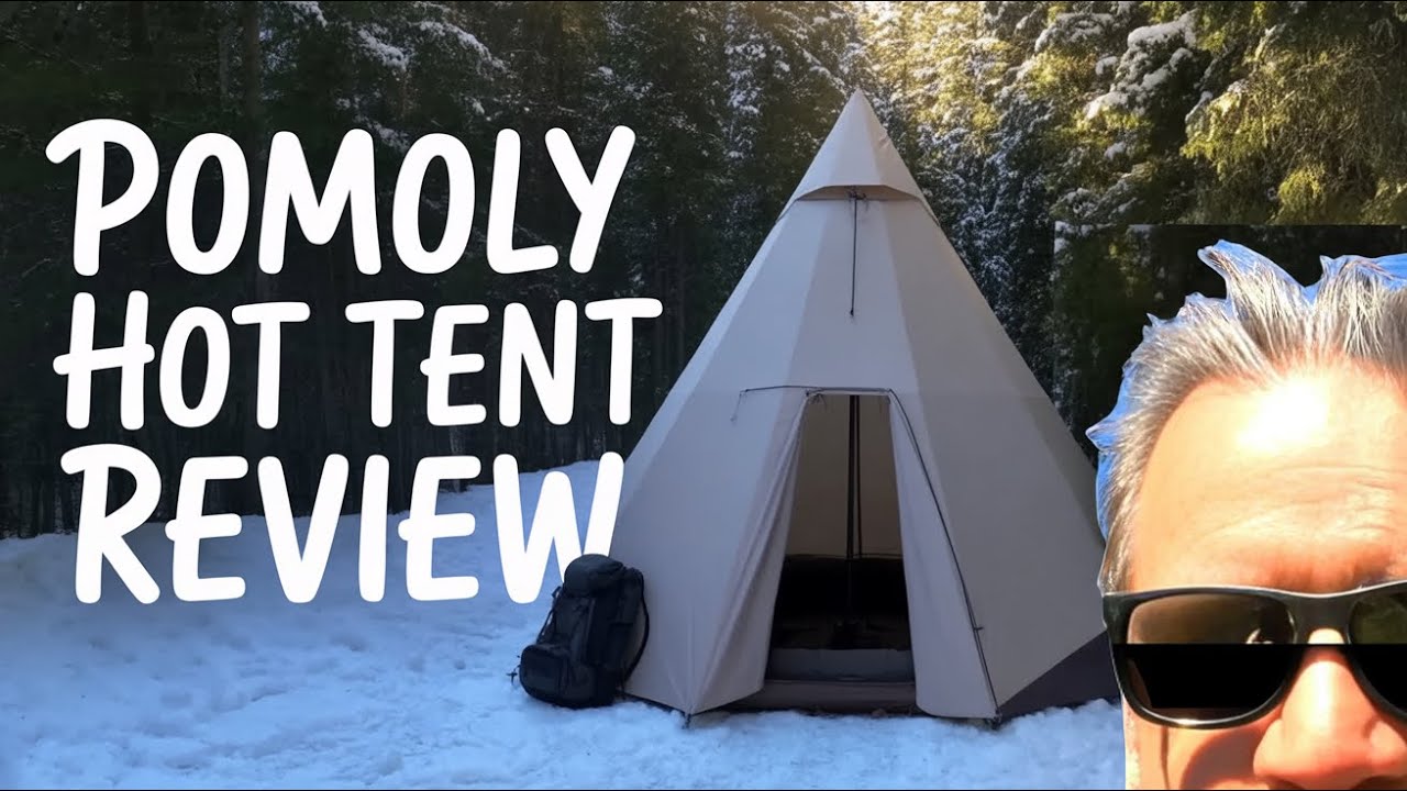 I Slept in a Pomoly hot Tent in Winter — Ultralight Hot Tent Review