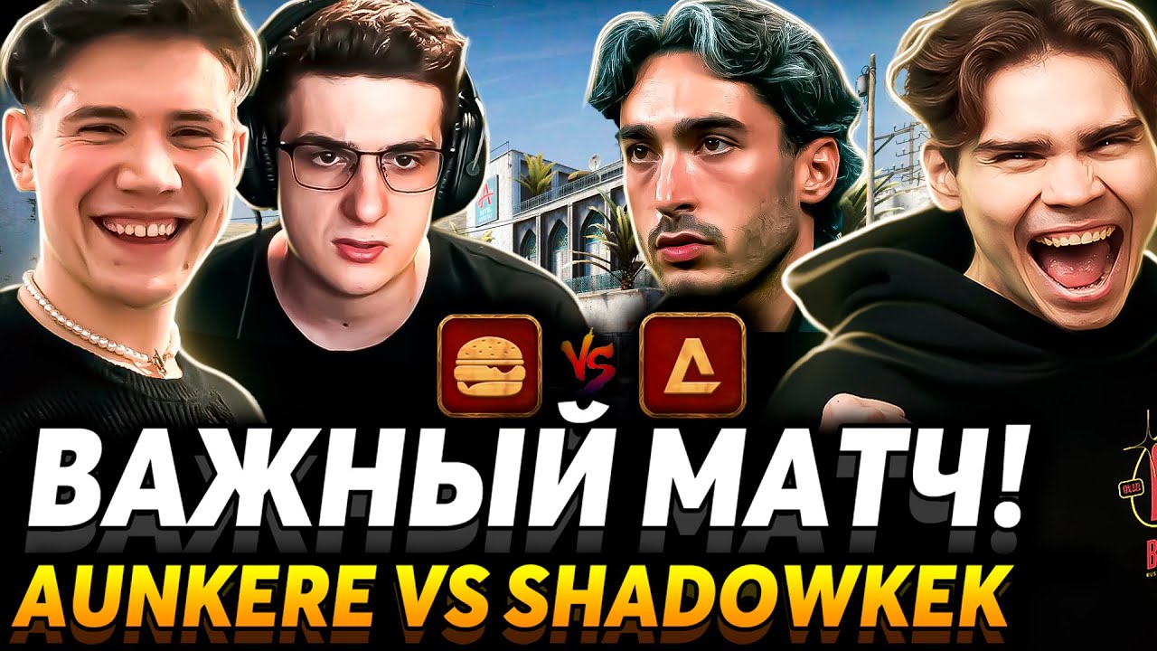 Это очень важный матч! Звук на респе! Team Aunkere vs Shadowkek Team.