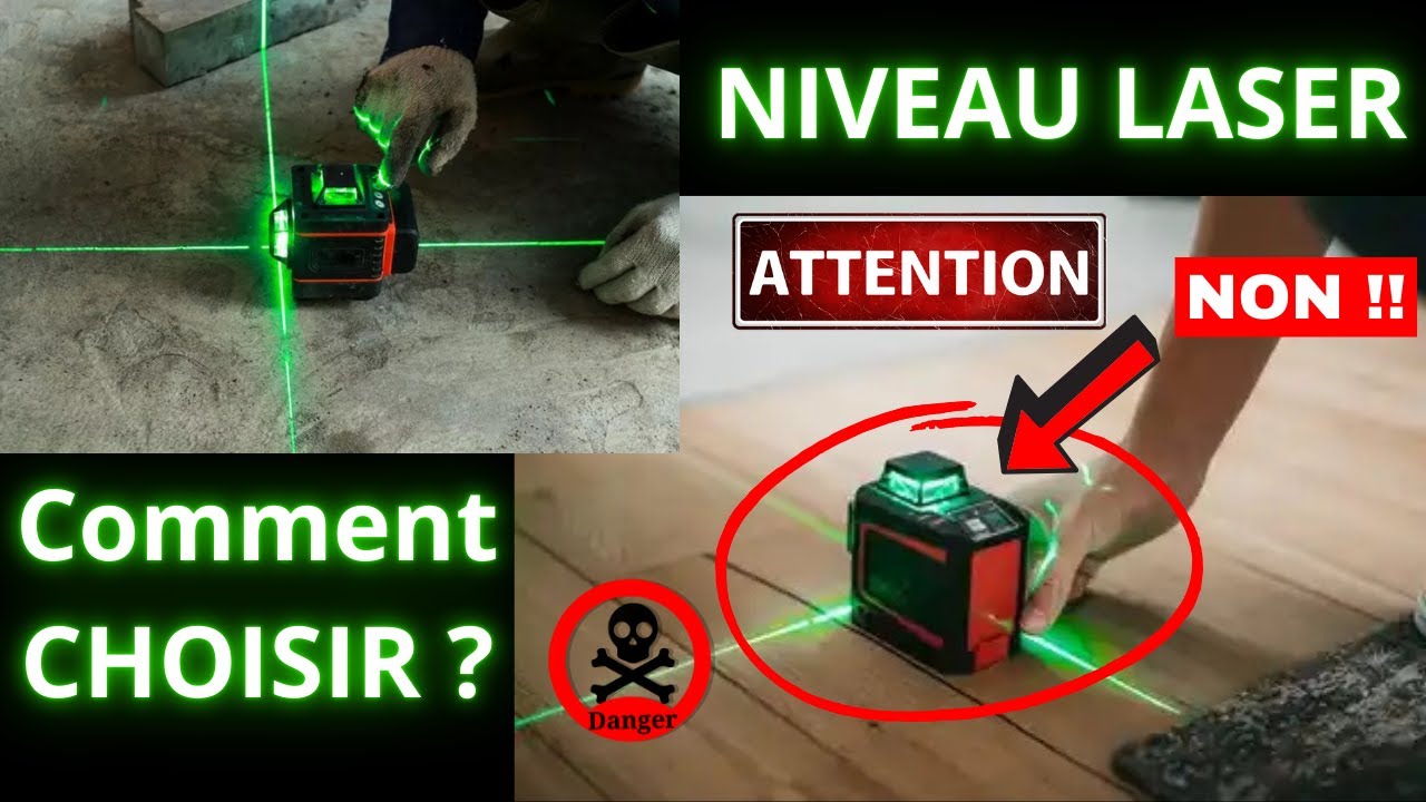 Comment Pourquoi et Quel niveau laser choisir? Meilleurs Lidl 360 en croix ? bien utiliser rotatif 5