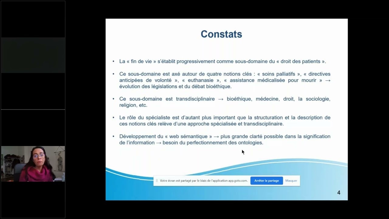 Dire la fin de vie : terminologie spécialisée et rôle du spécialiste à l'heure du web sémantique.