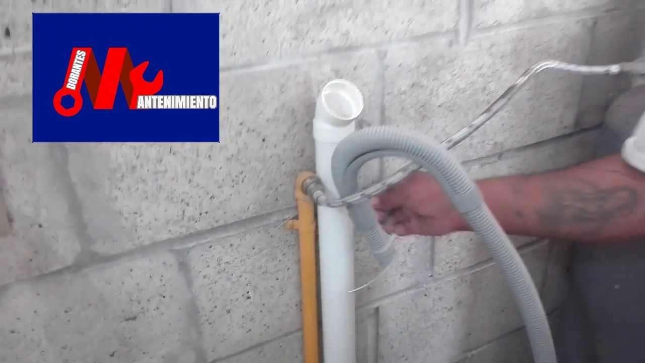 Como poner tubería para la lavadora (desagüe)