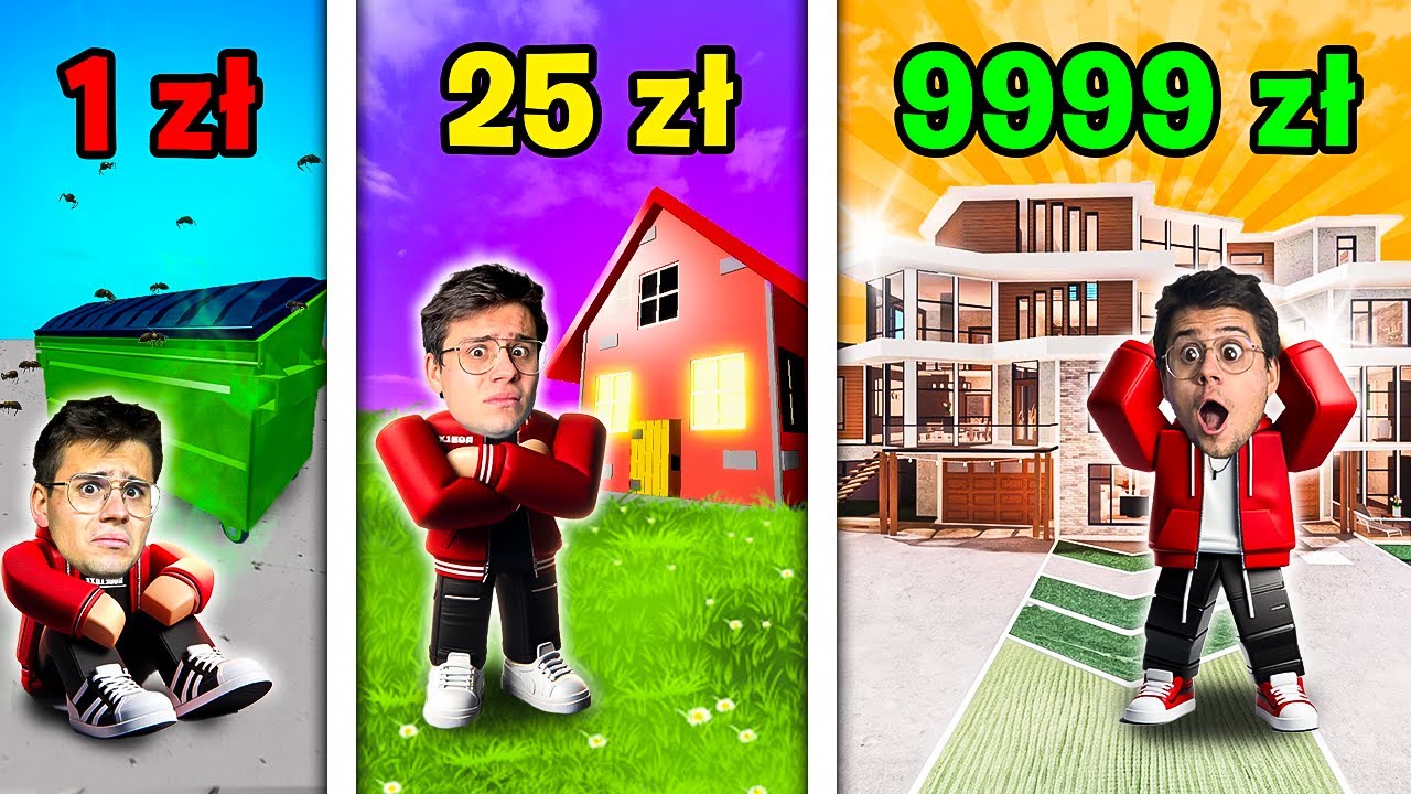 OD BIEDNEGO DO BOGATEGO DOMU W ROBLOX!