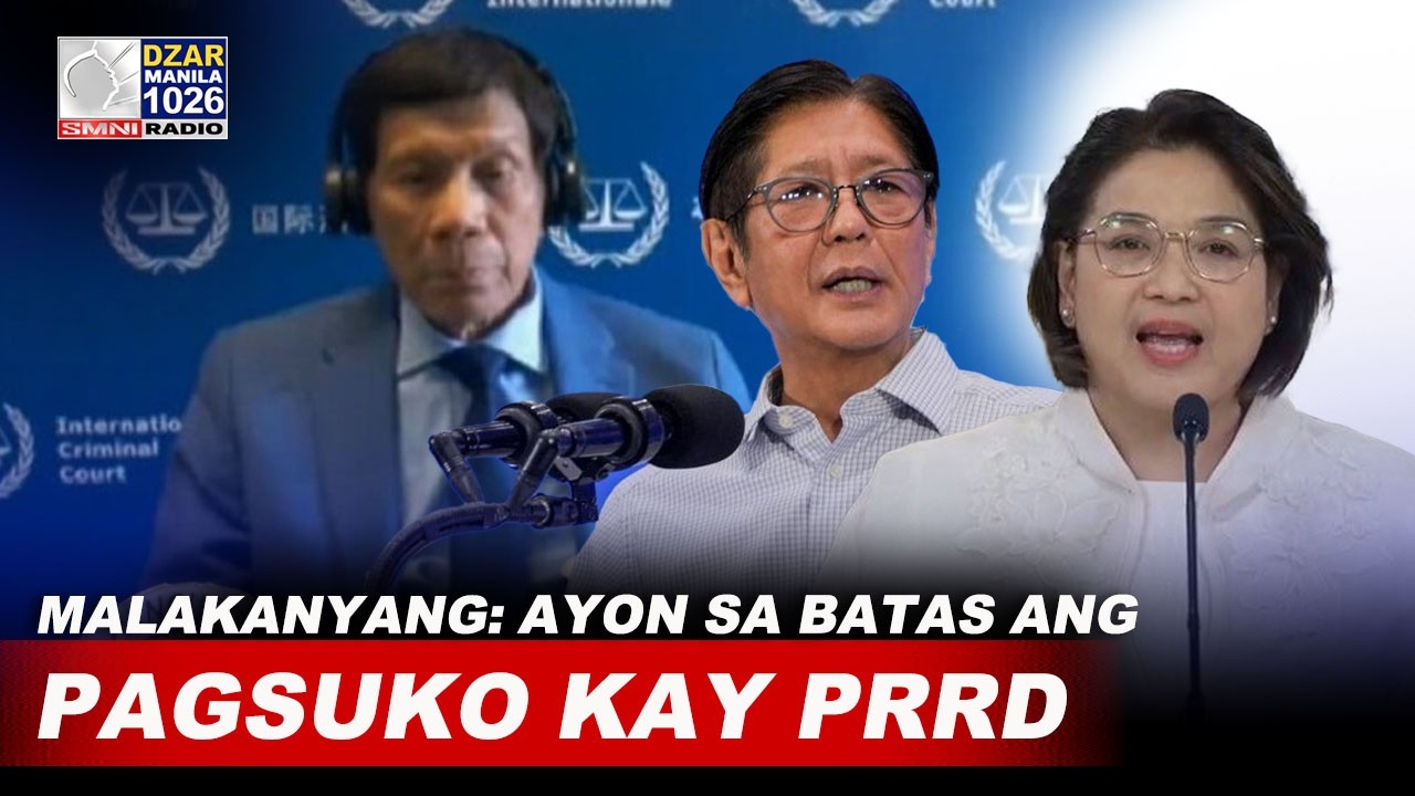 Palasyo, nanindigan naaayon sa Batas ang PAGSUKO kay PRRD sa ICC