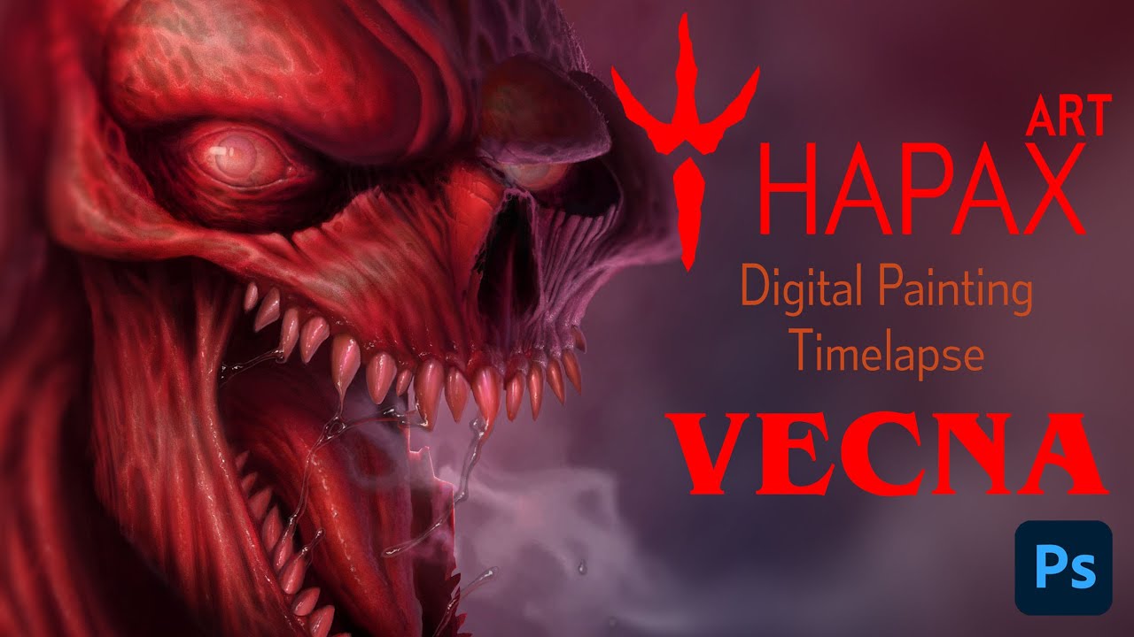 Vecna from Stranger Things | Digital Painting | Photoshop