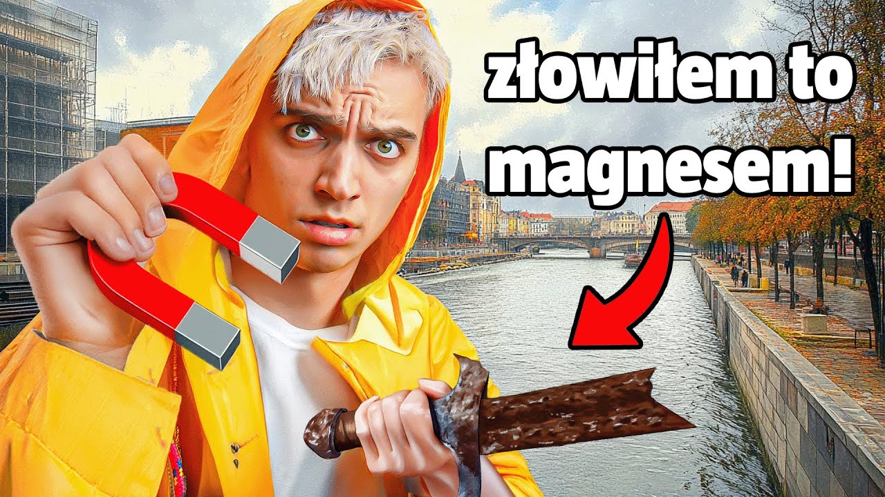 znaleźliśmy MIECZ? - ŁOWIMY MAGNESEM NEODYMOWYM!