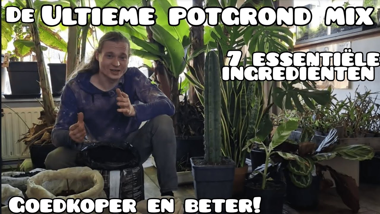 De Beste Universele Potgrond Formule - 7 Ingrediënten DIY!
