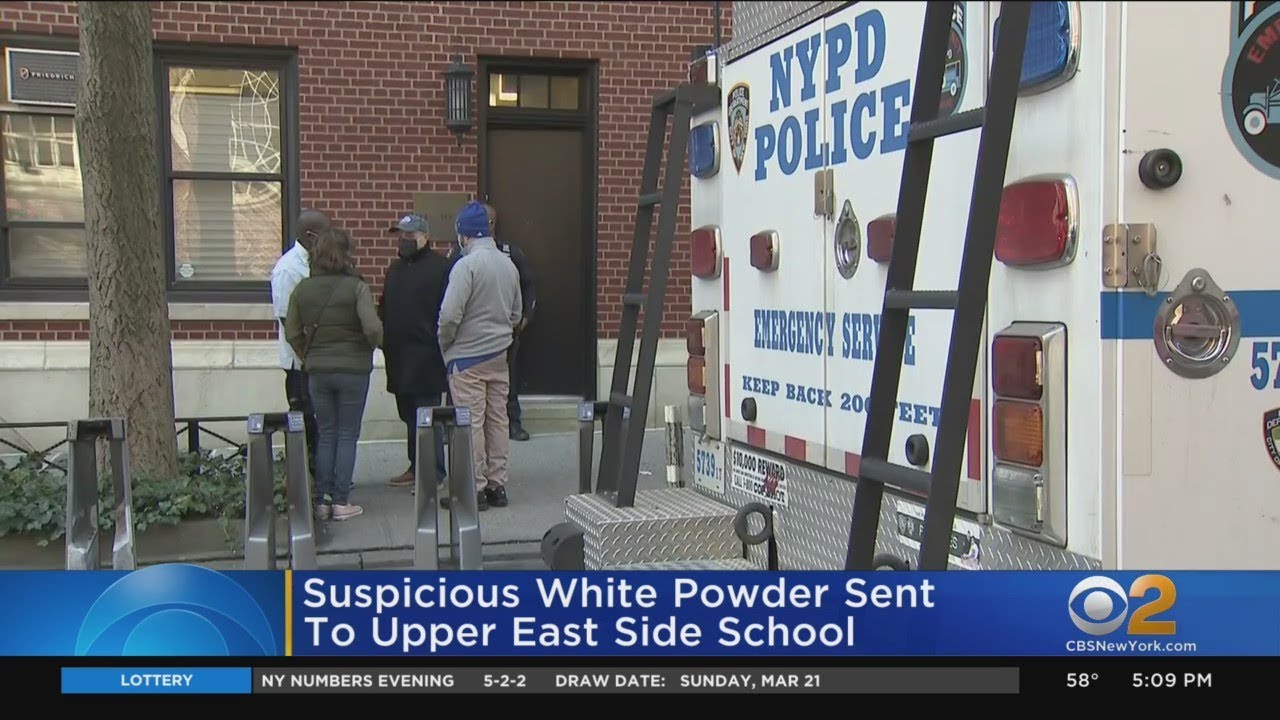 Suspicious White Powder Sent To Upper East Side School