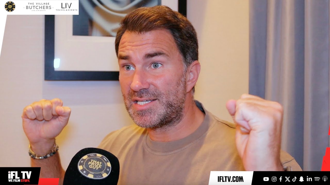 ‘YOU WILL NEVER F***** BEAT ME’ - EDDIE HEARN EXPLODES ON DANA WHITE/ZUFFA BOXING & GIVES AJ UPDATE