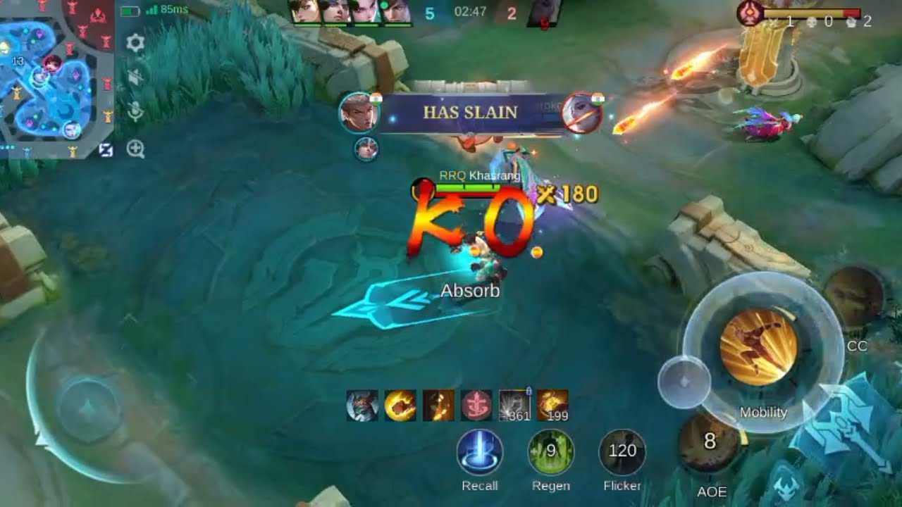 First Time Playing Chou 4/1/7 Mythic Glory Lobby Rank Push Mlbb Gameplay