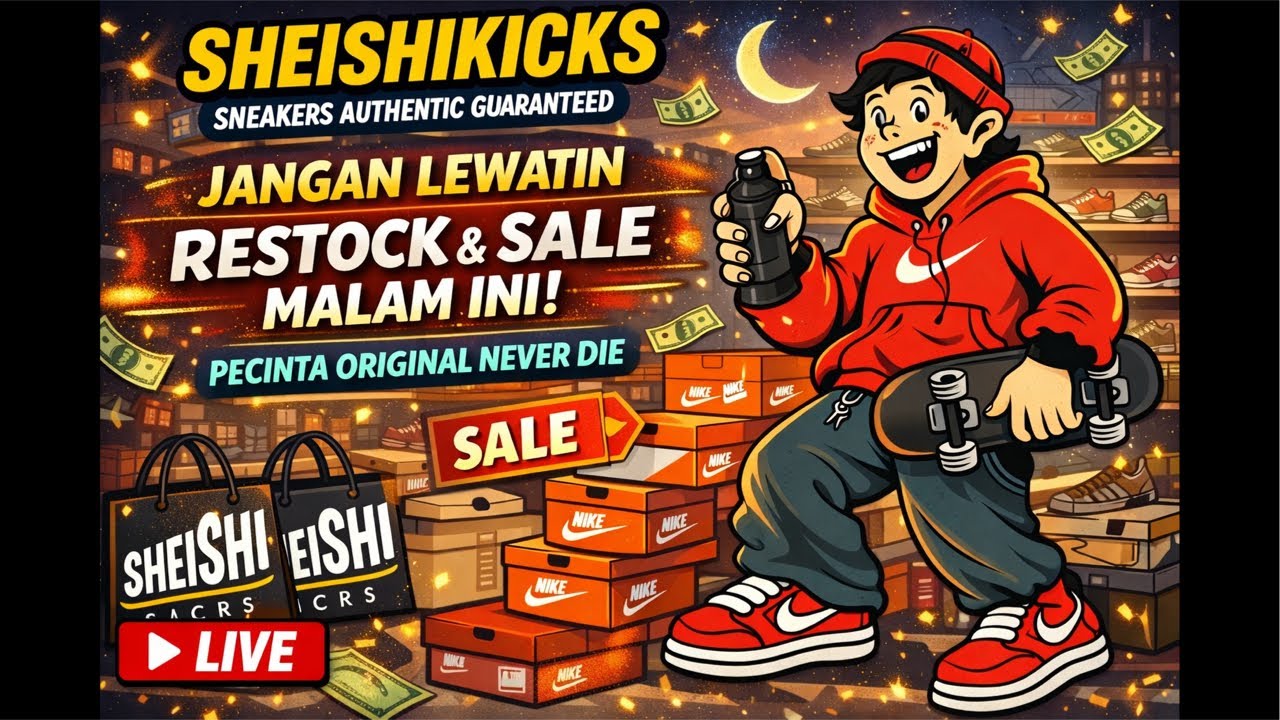RESTOCK DATANG. STOCK TIPIS. SIAP REBUTAN? 🔥