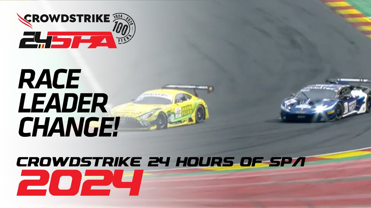 Lucas Auer takes the lead! | Crowdstrike 24 Hours of Spa | Fanatec GT Europe 2024
