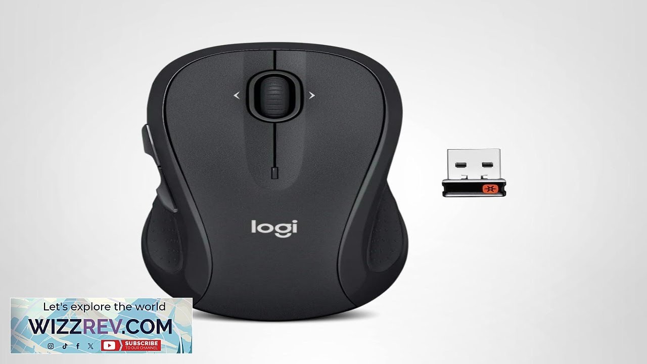 Logitech M510 Wireless Mouse Mouse for Laptop and PC with USB Unifying