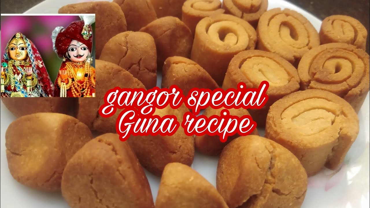 |Gune aur fal ( gangor special) Gune aur fal recipe | Mithe shakkar paare | Sharmaji ki rasoi