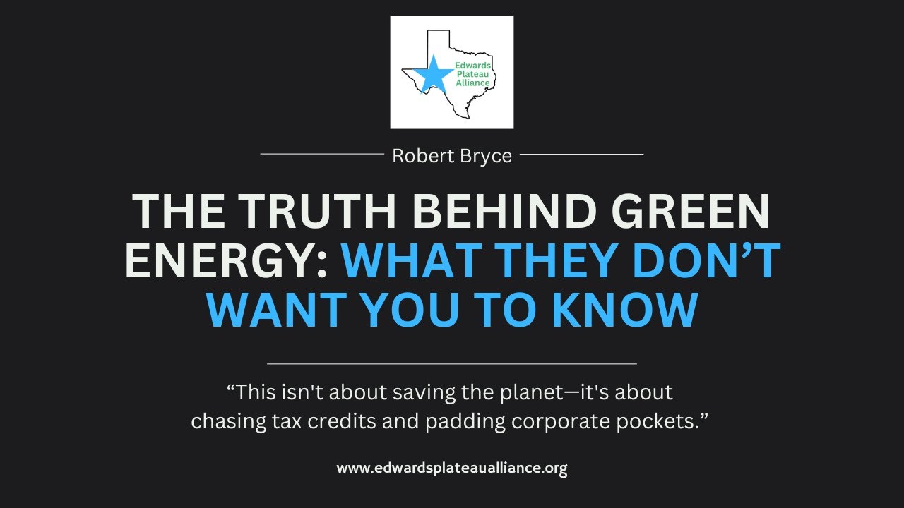 The Hidden Impact of Alternative Energy Projects on Rural Communities | Robert Bryce