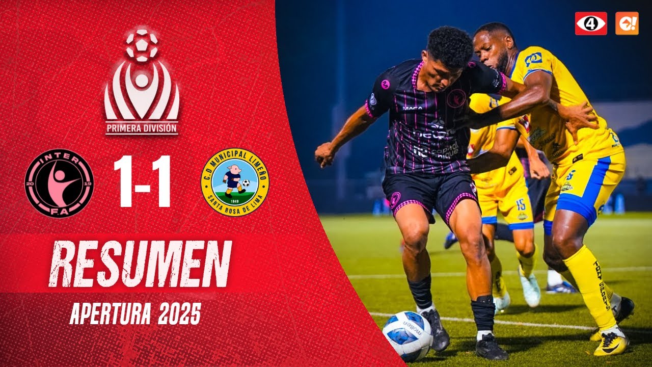 🎥 RESUMEN | INTER F.A 🆚 MUNICIPAL LIME&Ntilde;O |  LMF J21 AP 2025 | Canal 4