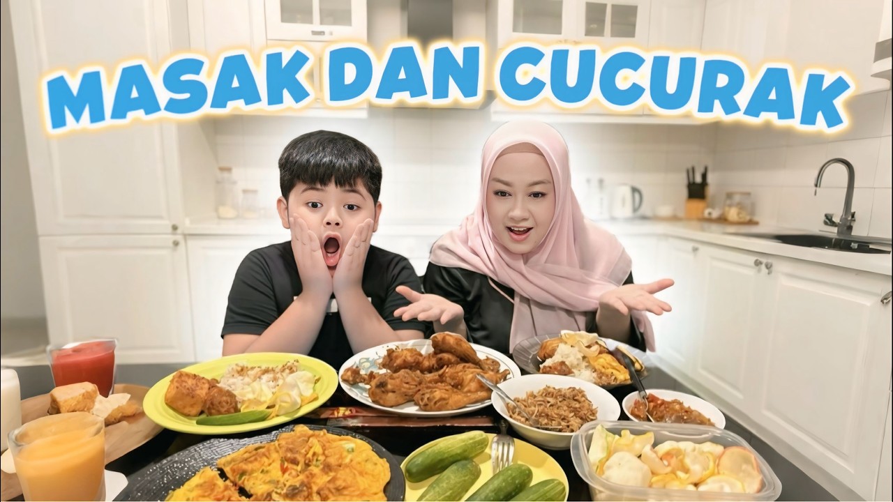 MAMI MASAK CUCURAK UNTUK MERAYAKAN PUASA!