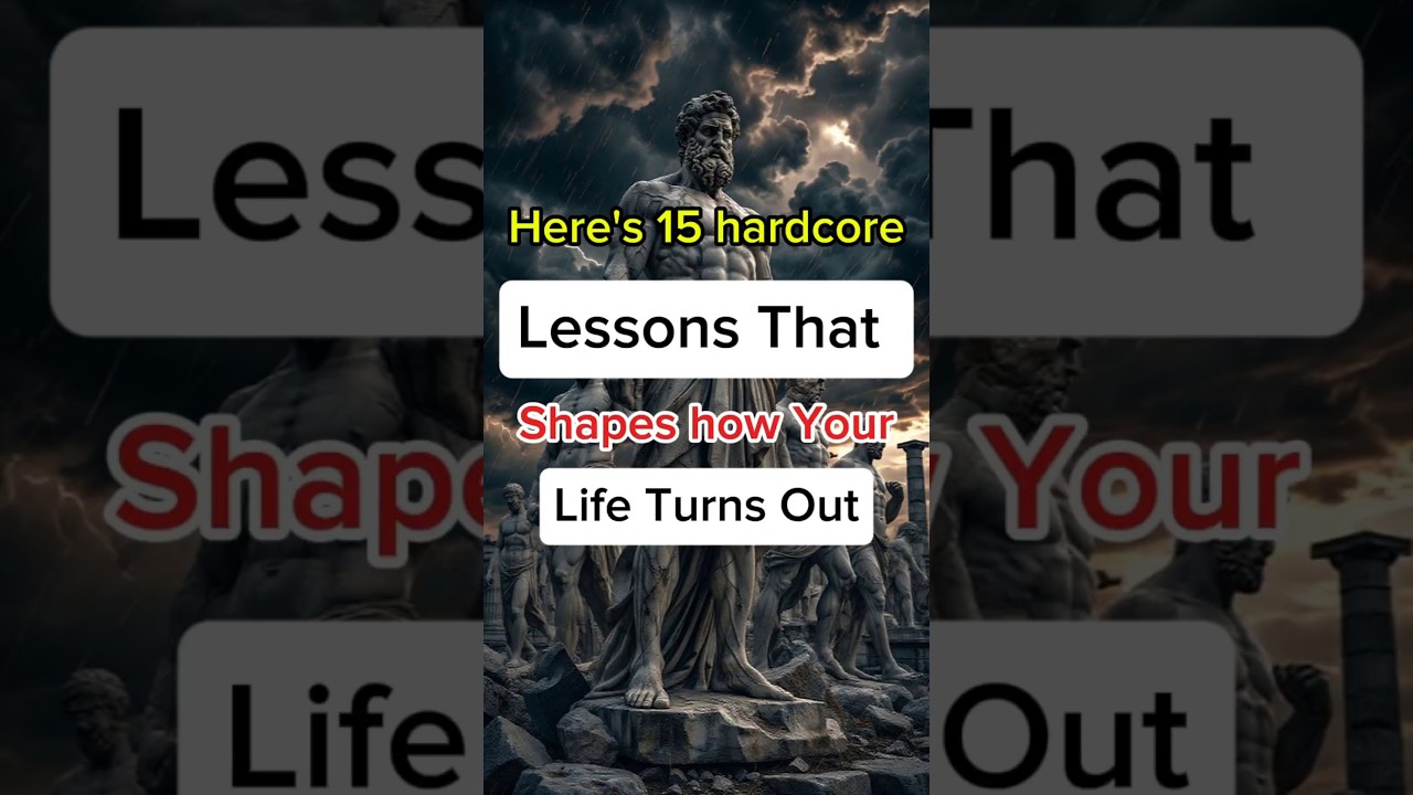 15 суровых жизненных уроков, которые большинство людей усваивают слишком поздно (стоическая мудро...