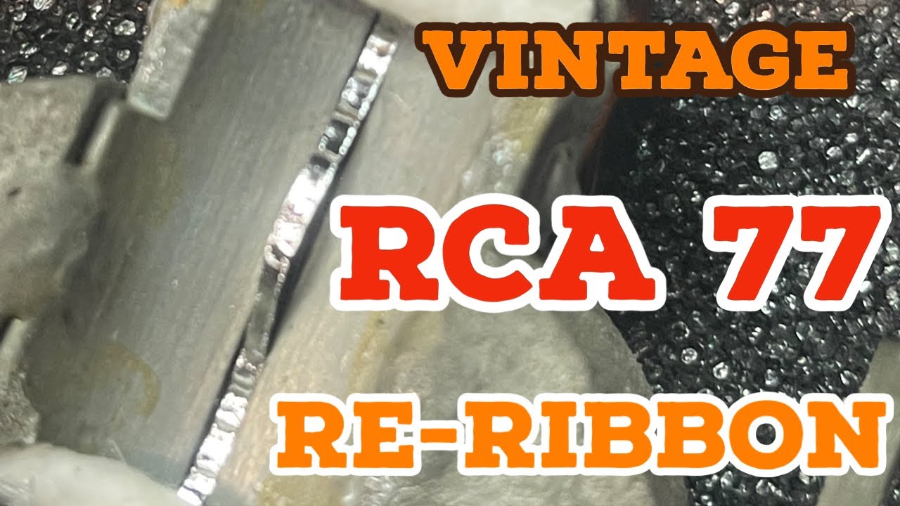 Vintage RCA 77 Ribbon Microphone Repair.