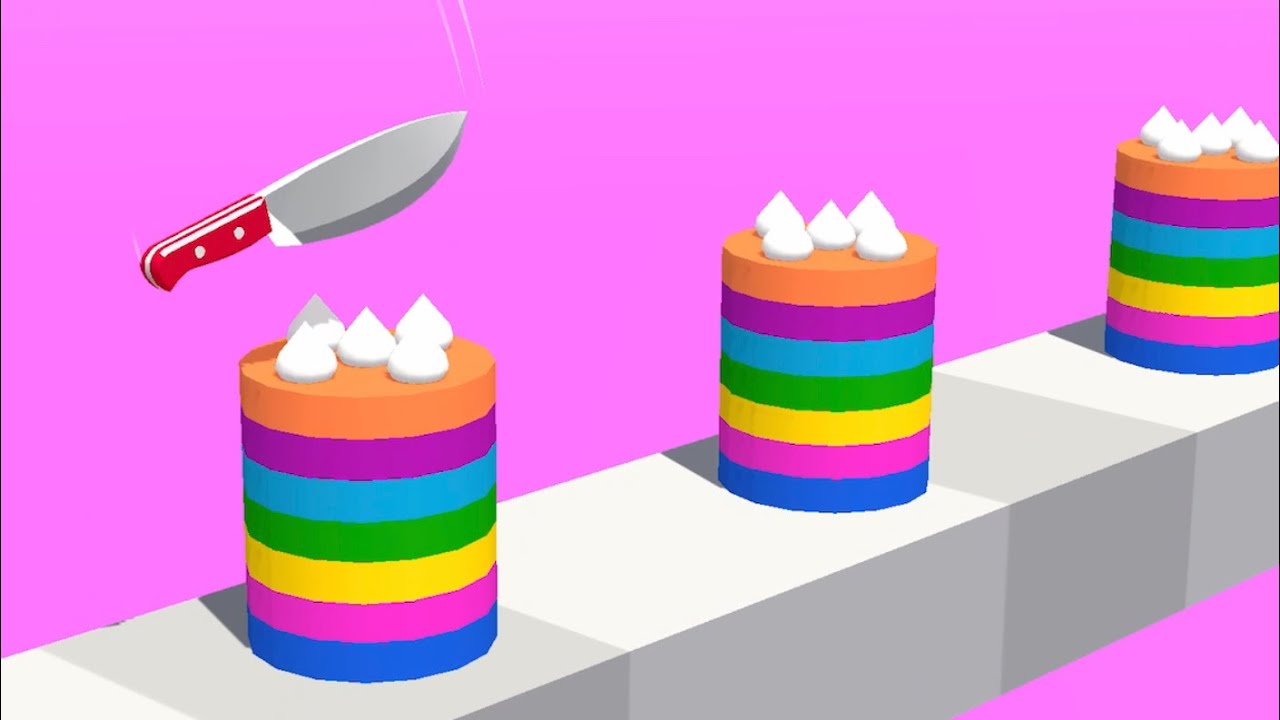Slice it All! 🔥❤️‍🔥👩‍❤️‍💋‍👩 Very Satisfying And Relaxing ASMR Slicing Game