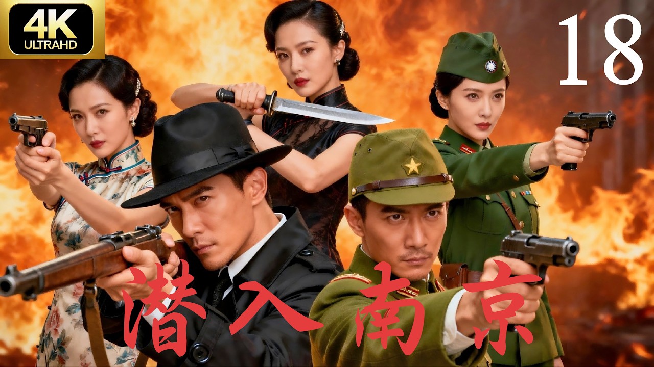 《潜入南京》第18集｜决战前夕，暗战先行｜4K经典谍战剧完整版⚔️