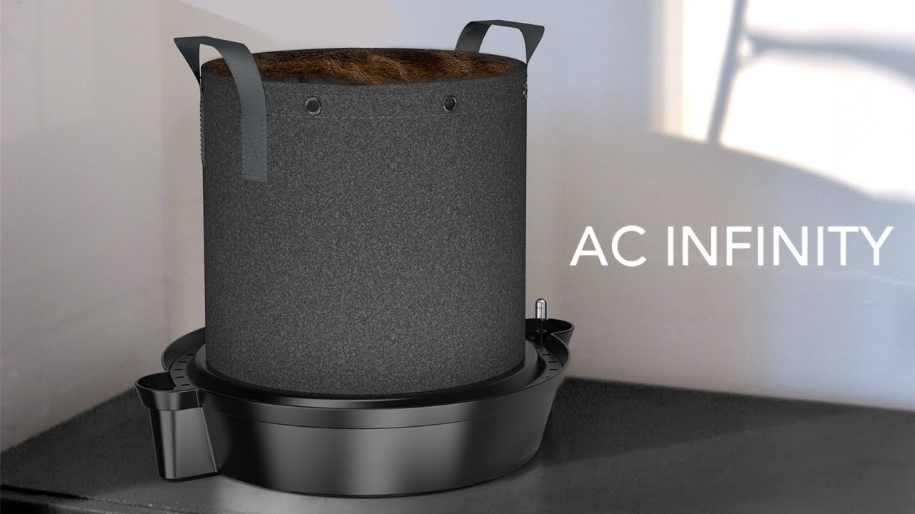 AC Infinity Self Watering Fabric Pot Base Unboxing & Setup