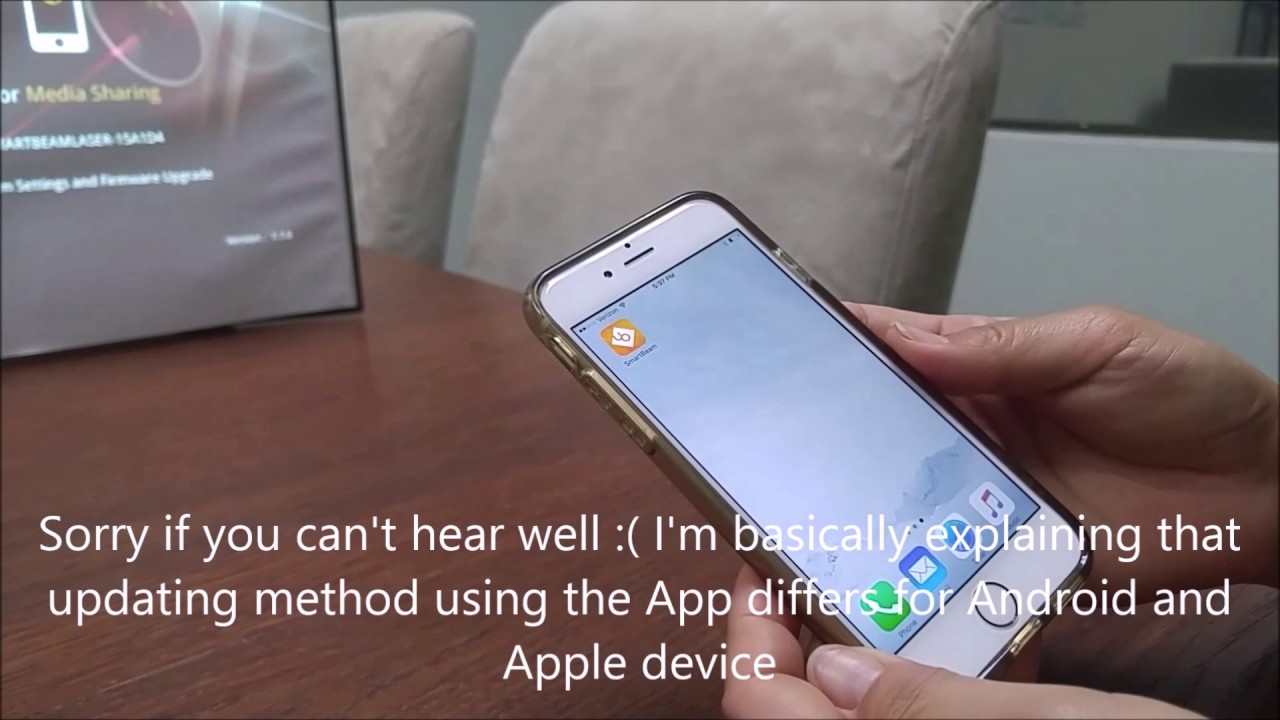 UO Smart Beam Laser_How to Update Firmware using App and Iphone