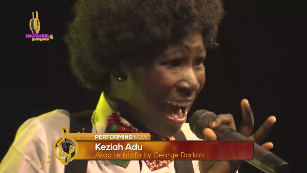 Nsoromma Season 4: Keziah Adu performed Akoo Te Brofo by George Darko - Adom TV (14-3-22)