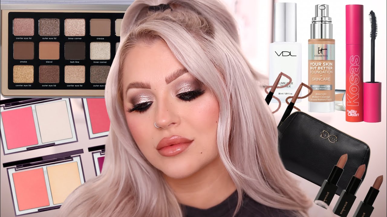 FULL FACE TRYING NEW HYPED MAKEUP... FIRST IMPRESSIONS