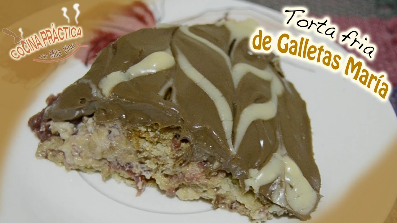 ♥ Receta: TORTA FRIA DE GALLETAS MARÍA ¡SOLO 5 INGREDIENTES! ♥