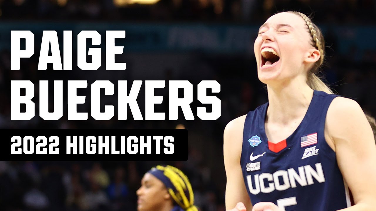 Paige Bueckers 2022 NCAA tournament highlights