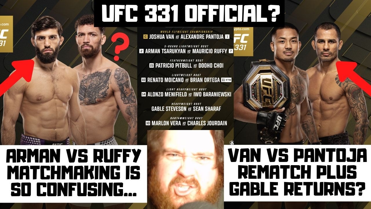 UFC 331 OFFICIAL! Van vs Pantoja 2? Tsarukyan vs Ruffy? My Full Card Announcement Reaction