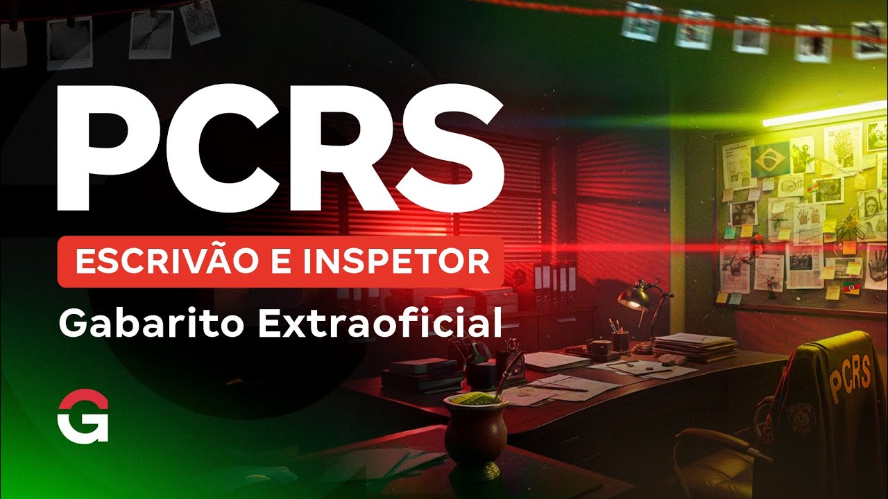Concurso PC RS Escriv&atilde;o e Inspetor: Gabarito Extraoficial