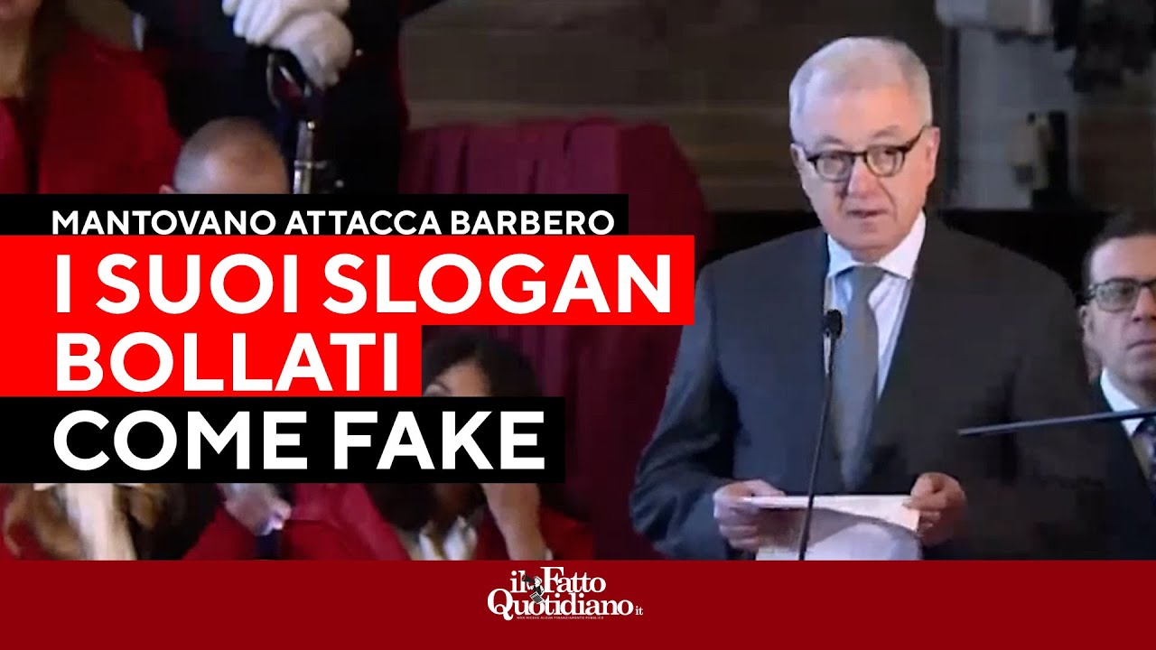 Mantovano attacca Barbero: “I suoi slogan qualificati come fake perfino dai social network”