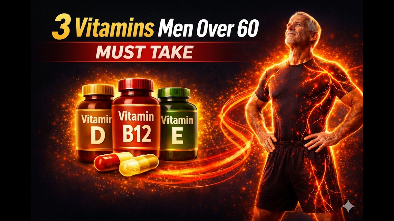 Men Over 60 3 Essential Vitamins for Energy, Performance & Vitality | Dr Kala