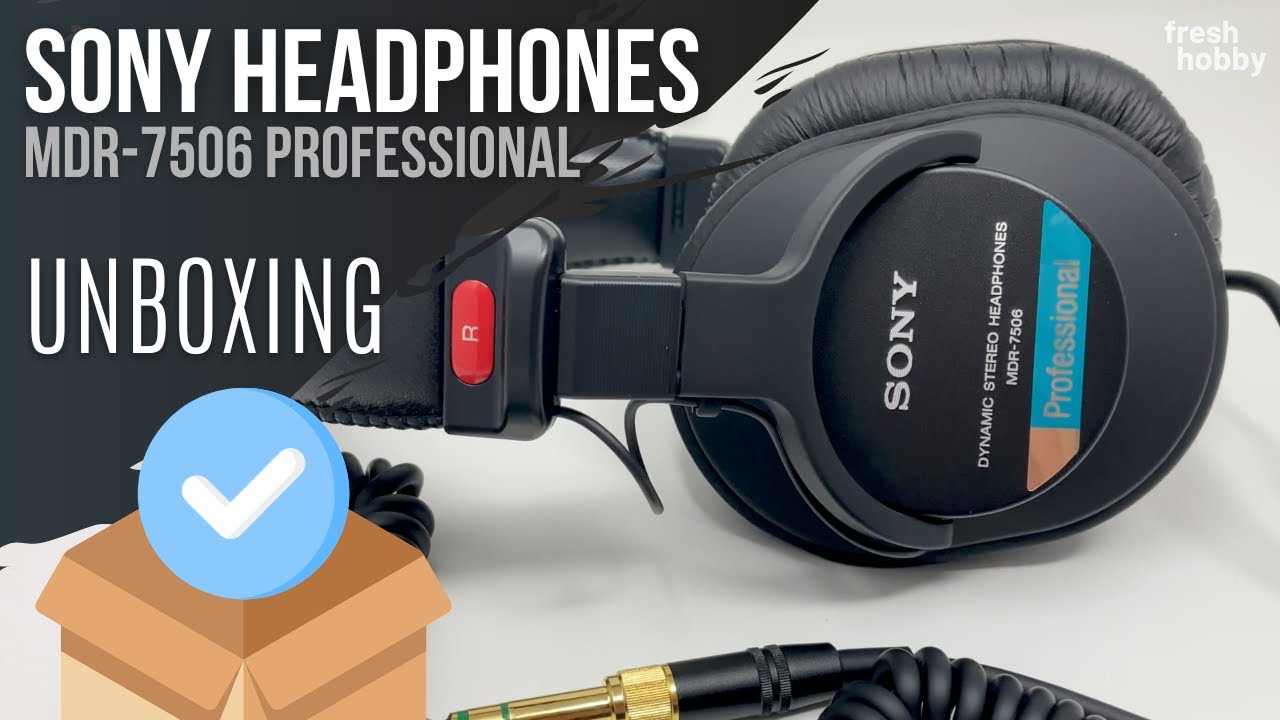 Sony MDR-7506 Professional Large Diaphragm Headphones [Unboxing]