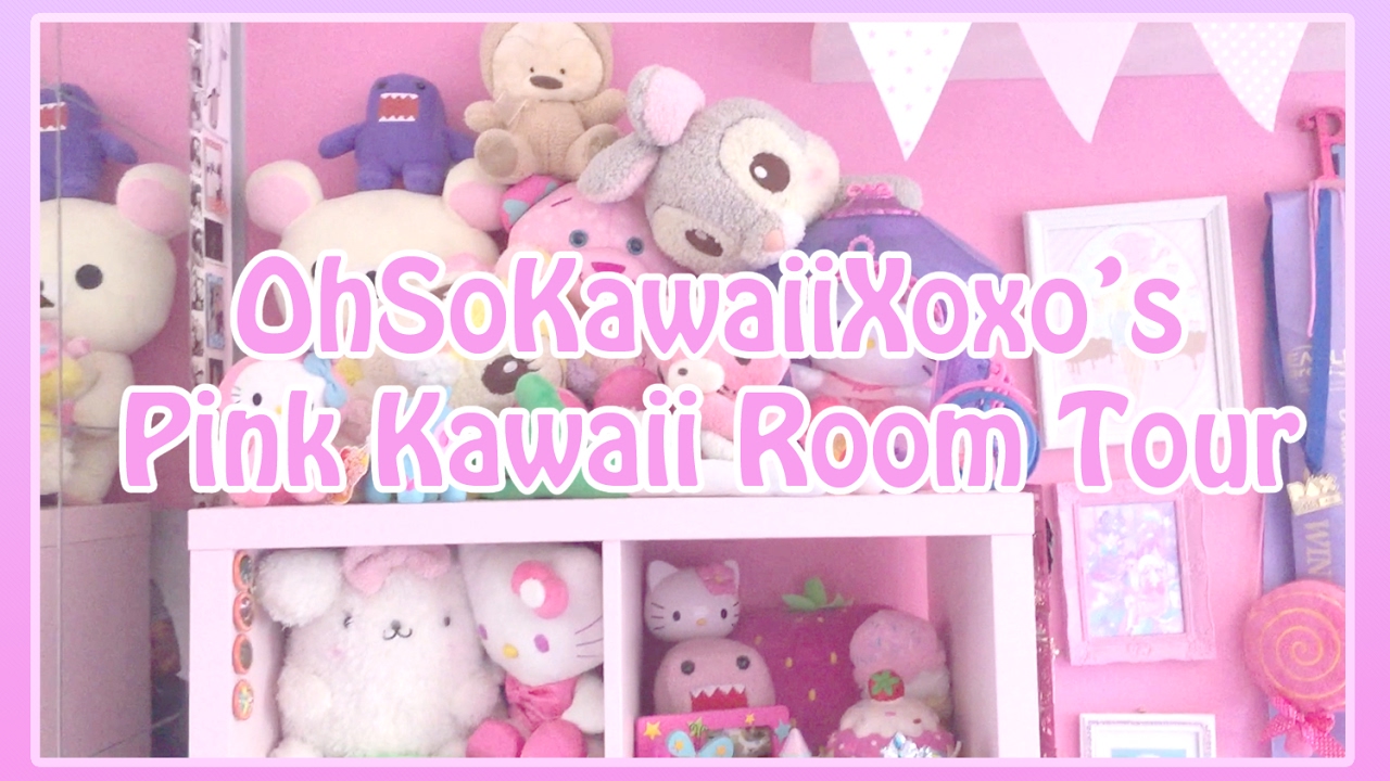 Tour my Kawaii pink room! | 2017 | OhSoKawaiiXoxo