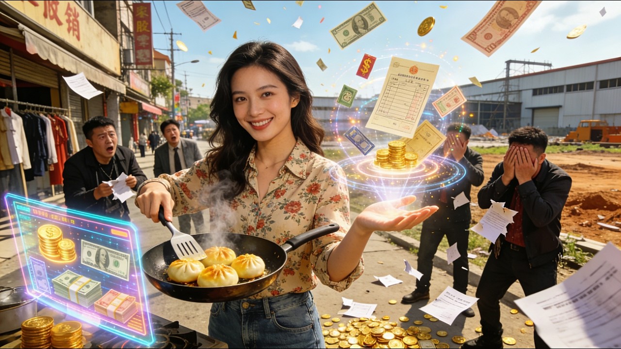 In 1980,she made a fortune by predicting the future of selling fried buns and speculating in stocks.