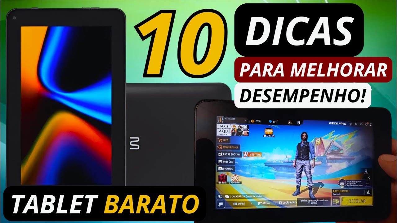 COMO TURBINAR seu TABLET BARATO? 10 Dicas para melhorar desempenho!