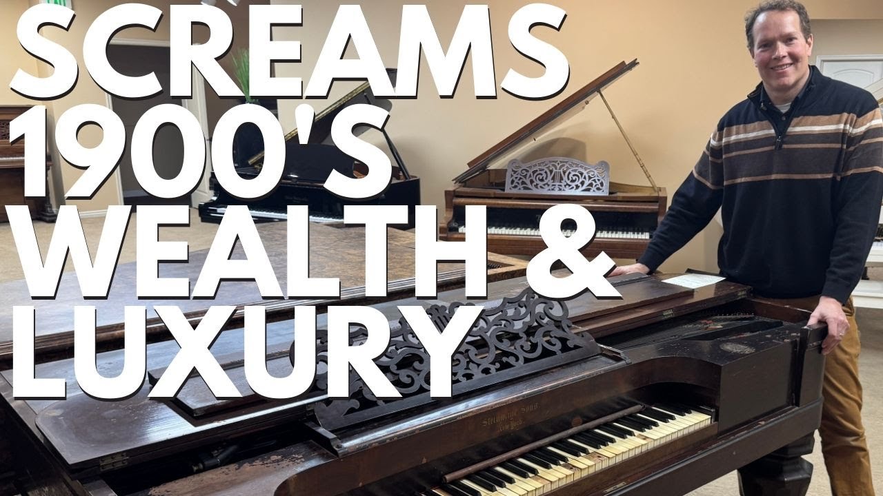 ДО: Полная реставрация старинного рояля Steinway & Sons Rosewood Square Grand Piano 1860 года вып...
